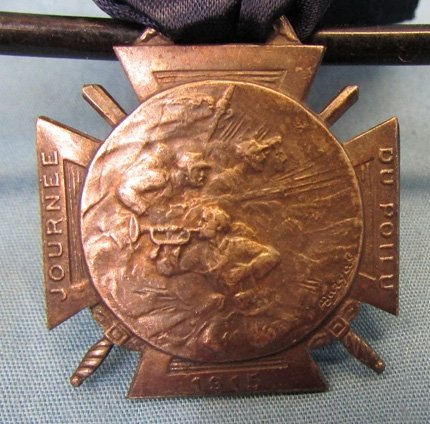  French WWI Veterans Medal, 1914-16 — image 3