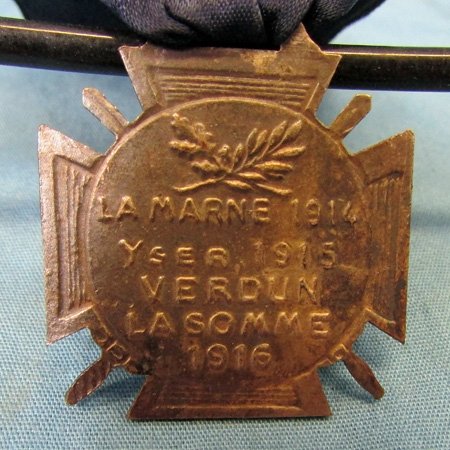  French WWI Veterans Medal, 1914-16 — image 4
