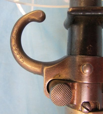  French WWI 1886 Lebel Rifle Bayonet, Hooked Guard — image 3