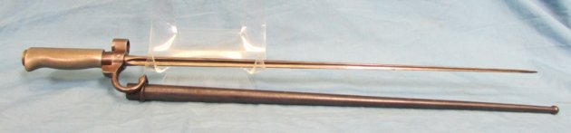  French WWI 1886 Lebel Rifle Bayonet, Hooked Guard — image 5