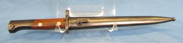  Yugoslavian M1924 Short Rifle Bayonet, Matching 32500 — image 2