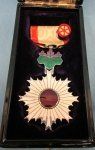 Japanese Order of the Rising Sun 6th Class, Cased