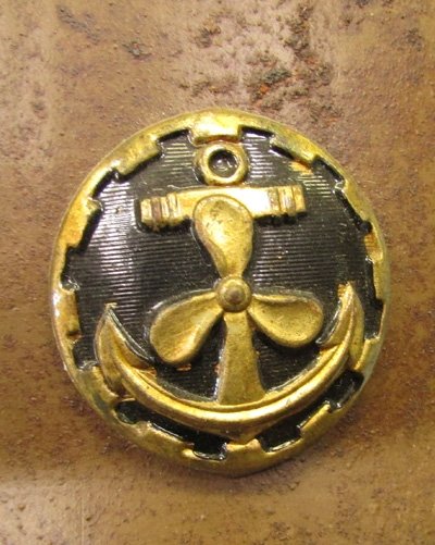  Japanese WWII Naval Ship Building Worker Steel Helmet — image 3