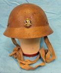 Japanese WWII Naval Ship Building Worker Steel Helmet
