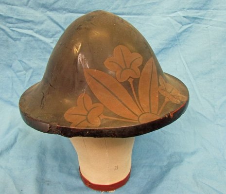  Japanese Late Edo Period Jingasa Helmet — image 2