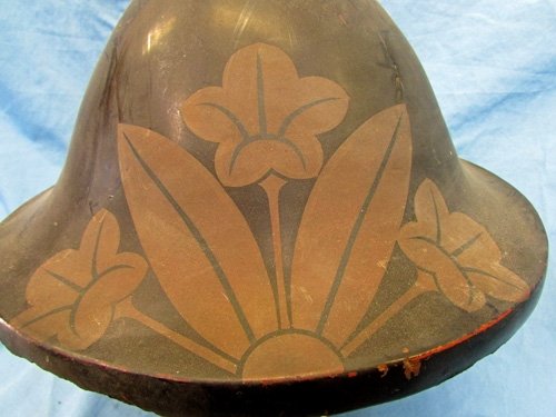  Japanese Late Edo Period Jingasa Helmet — image 3
