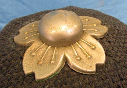  Japanese WWII Era Fire Helmet with Neck Skirt — image 5