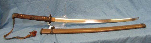  Japanese WWII 1944 Pattern Officers Sword & Knot — image 4