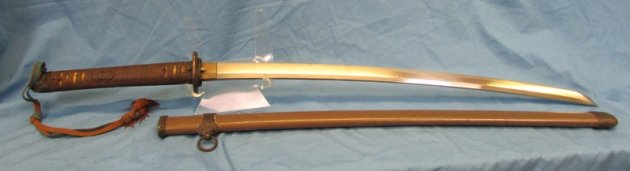  Japanese WWII 1944 Pattern Officers Sword & Knot — image 5