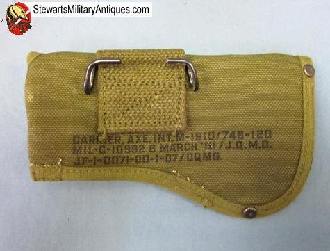  US Korean War Dated Belt Hatchet Cover, JQMD 1951 — image 3