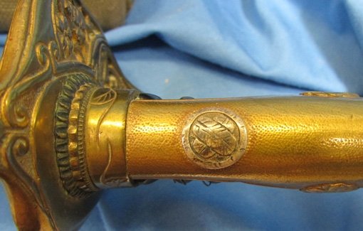  Japanese Pre WWII Army Officers Dress Sword & Family Mon — image 5