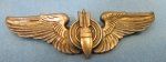 US WWII Full Size Bombardier Wings, Sterling, Pinback