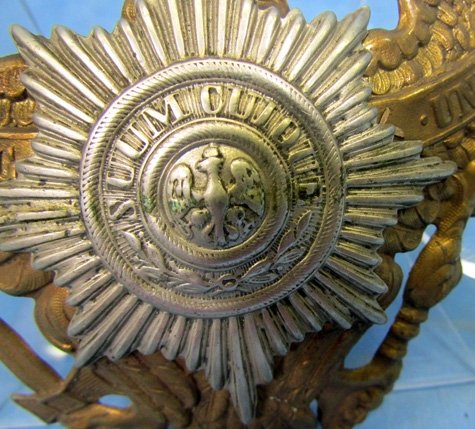  German Pre WWI, Prussian Garde Enlisted Pickelhaube Wappen — image 3