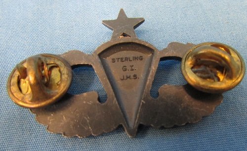  US Cold War Era Senior Parachutists Wings, Sterling Marked — image 3