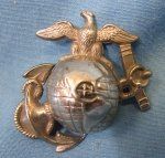 US Spanish America War Era, USMC Campaign Hat Insignia