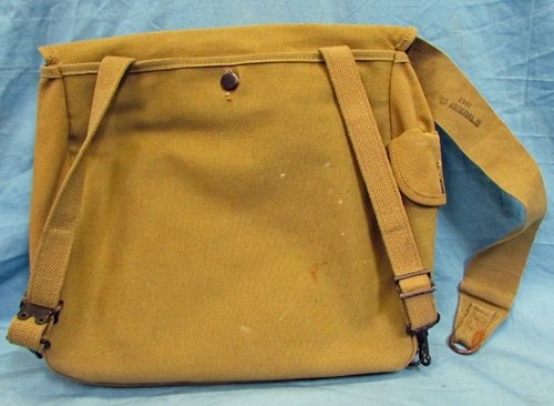  US WWII Musette Bag, St. Croix Garments 1943, Near Mint — image 3