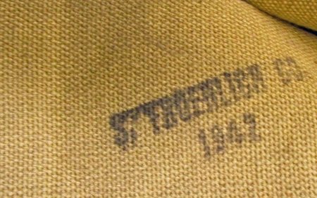  US WWII Musette Bag, St. Croix Garments 1943, Near Mint — image 5