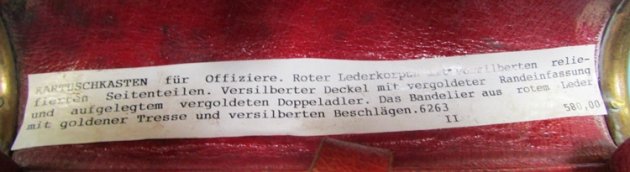  Austrian, Imperial Era Cavalry Officers Dress Cartridge Pouch — image 4