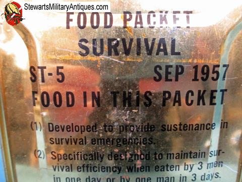  US Korean War Era USAF Survival Food Packet — image 3