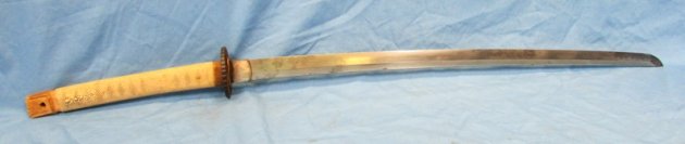  Japanese Samurai Era Katana, 28 Inch Blade — image 6