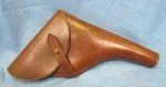 British WWI Era Leather Webley Pistol Holster