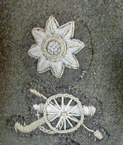  British WWI Royal Artillery Uniform Set, Hat, Bandoleer, Tunic & Boots — image 5