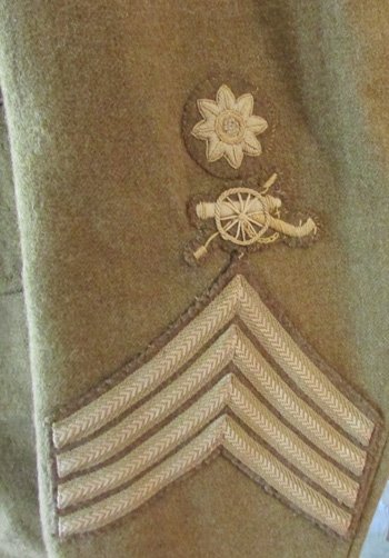  British WWI Royal Artillery Uniform Set, Hat, Bandoleer, Tunic & Boots — image 6