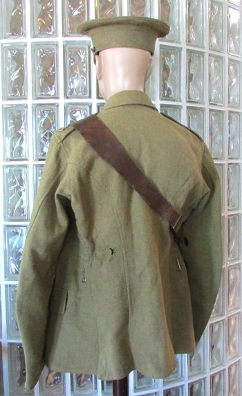  British WWI Royal Artillery Uniform Set, Hat, Bandoleer, Tunic & Boots — image 9