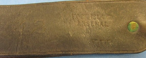 US Indian Wars Enlisted M1874 Sword Belt & Buckle — image 6