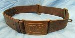 US Indian Wars Enlisted M1874 Sword Belt & Buckle