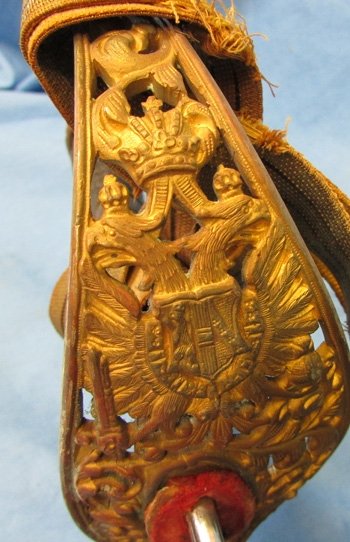  Austrian, Pre WWI Infantry Officers Sword & Knot, Weyersberg Solingen — image 5