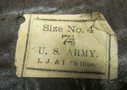  US Civil War Union Army Issue Forage Cap, Size 7 1/8 — image 7