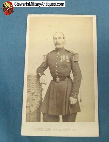  French Second Empire, Decorated Officer CDV, Italy & Crimea Veteran — image 2