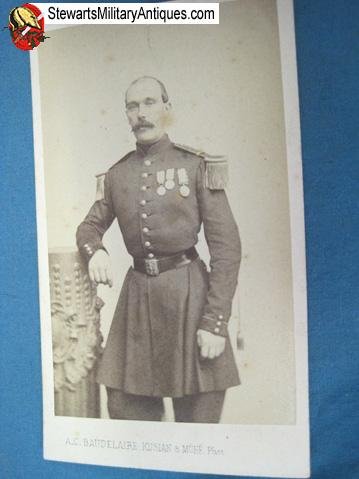  French Second Empire, Decorated Officer CDV, Italy & Crimea Veteran — image 5