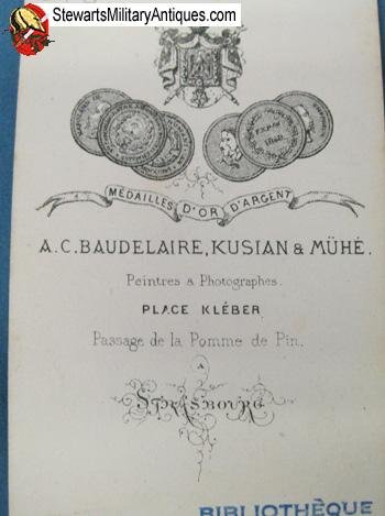  French Second Empire, Decorated Officer CDV, Italy & Crimea Veteran — image 6