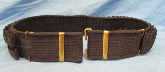  US Spanish American War Double Loop Blue Canvas Cavalry Cartridge Belt — image 2