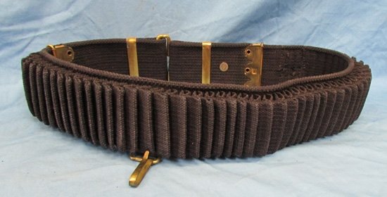 US Spanish American War Double Loop Blue Canvas Cavalry Cartridge Belt — image 3