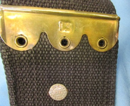  US Spanish American War Double Loop Blue Canvas Cavalry Cartridge Belt — image 5
