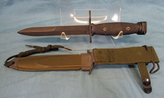  US Cold War Era M7 Bayonet & Scabbard, Imperial Mfg — image 5