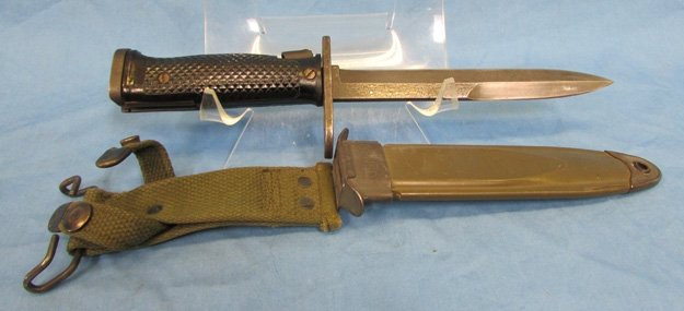  US Cold War Era M14 Rifle M6 Bayonet & Scabbard, MILPAR Mfg — image 3