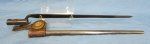 US Indian Wars M1873 4570 Bayonet Brass Hook Scabbard