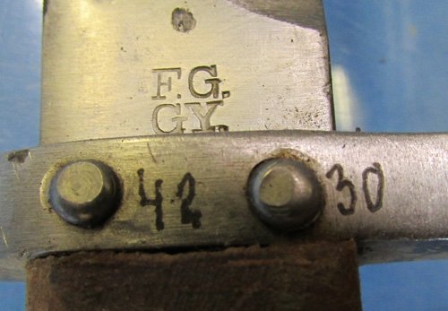  Hungary, WWII Era, M95 Bayonet & Frog — image 5