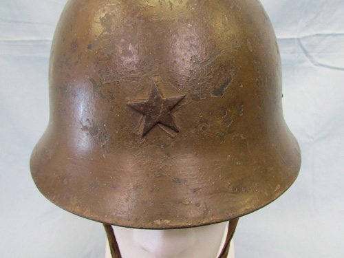  Japanese WWII Army Helmet, Complete — image 3