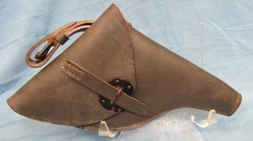  Italian WWII Leather Revolver Holster — image 2