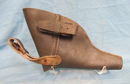  Italian WWII Leather Revolver Holster — image 3