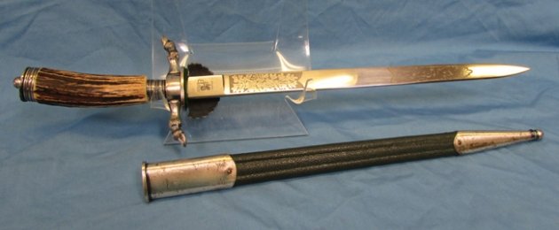  German Post WWII Forestry Cutlass, Eickhorn — image 8