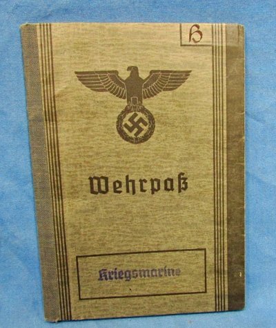  German WWII Kriegsmarine Wehrpass — image 2