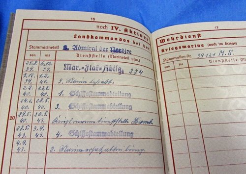  German WWII Kriegsmarine Wehrpass — image 6