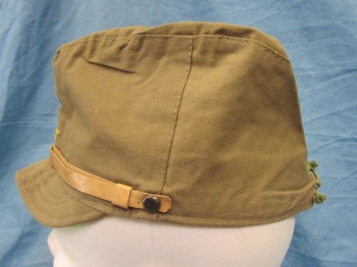 Japanese WWII Army Late War Issue Enlisted Field Cap, Cotton — image 4