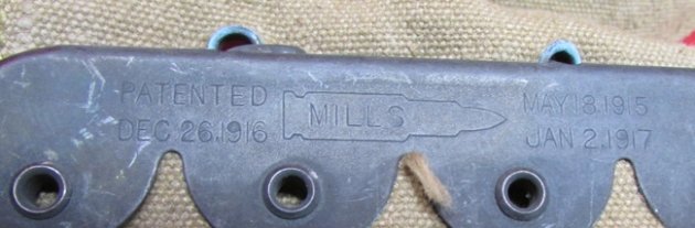 US WWI MILLS Mfg Enlisted Medical 10 Pocket Belt, Unit Marked — image 5